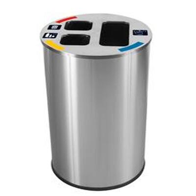 Balde Ecoponto Em Inox 60L